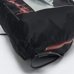 Alexander Wang Black Nylon Slow and Steady Wallie Gym Sack Backpack
