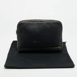 Pre Owned حقيبة أجندة جلد مُحبب أسود من ألكسندر وانغ