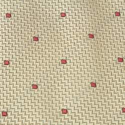 Alfred Dunhill Gold Chevron Jacquard Silk Tie