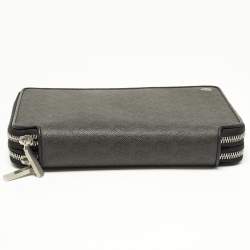 Dunhill Grey/Black Monogram Coated Canvas and Leather Travel Organizer