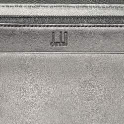 Dunhill Grey/Black Monogram Coated Canvas and Leather Travel Organizer