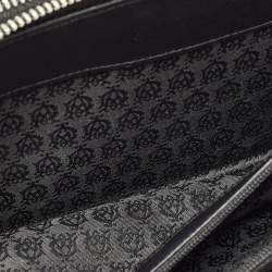 Dunhill Grey/Black Monogram Coated Canvas and Leather Travel Organizer