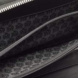 Dunhill Grey/Black Monogram Coated Canvas and Leather Travel Organizer