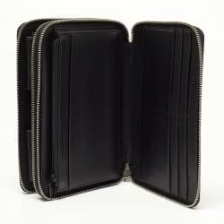 Dunhill Grey/Black Monogram Coated Canvas and Leather Travel Organizer