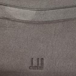 Alfred Dunhill Navy Blue Leather Long Bifold Wallet 