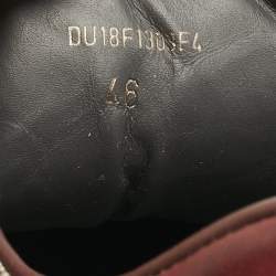 Pre Owned Alfred Dunhill Multicolor Leather and Mesh Radial Runner Sneakers Size 46