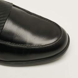 Pre Owned Alfred Dunhill Size 41 Black Leather Loafers