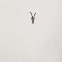 Pre Owned All Saints Off-White Cotton V-Neck T-Shirt M