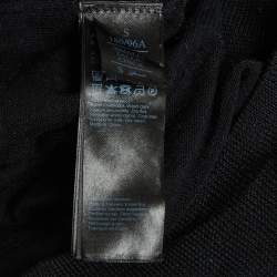 Pre Owned All Saints Black Black Merino Wool Moda Crew Sweatshirt S