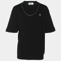Ambush Black Jersey Logo Emroidered T-Shirt L
