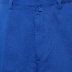 Pre Owned Ambush Blue Cotton Wide Shorts M/Waist 33"