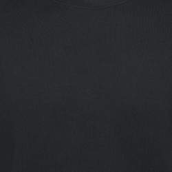 Amiri Black Cotton Knit Round Neck Sweatshirt M