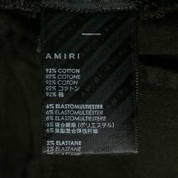 Pre Owned Amiri Black Denim Tactical Cargo Pants S Waist 28"
