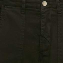 Pre Owned Amiri Black Denim Tactical Cargo Pants S Waist 28"