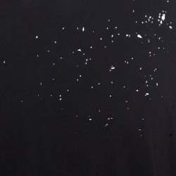 Pre Owned Amiri Black Distressed Cotton Shotgun T-Shirt M