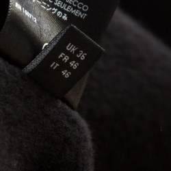 Pre Owned Amiri Black Knit Glitter Dagger Detail Hooded Sweatshirt S