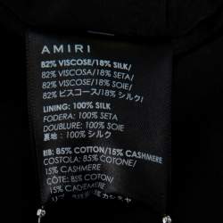 Amiri Red Velvet Zip Front Oversized Jacket XS