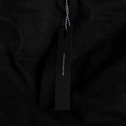 Pre Owned Amiri Blue Distressed Denim Reversible Trucker Bomber Jacket S