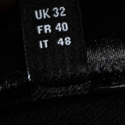 Pre Owned Amiri Black Distressed Denim & Printed Inset Detailed Jeans M