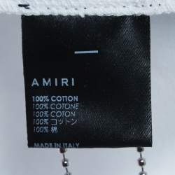 Amiri Black Cotton Bandana Rabbit Logo T-Shirt L