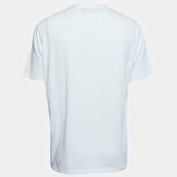 Amiri Black Cotton Bandana Rabbit Logo T-Shirt L