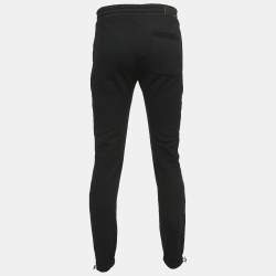 Amiri Black Cotton Logo Print Joggers S