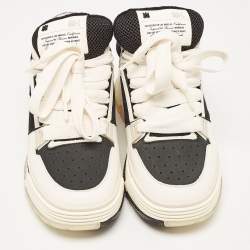 Amiri White/Black Leather and Mesh MA1 Sneakers Size 41