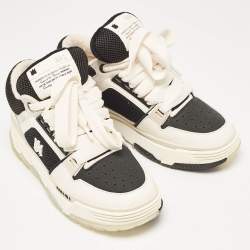 Amiri White/Black Leather and Mesh MA1 Sneakers Size 41