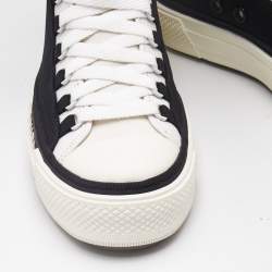 Pre Owned Amiri Black/White Canvas MA Court Sneakers Size 41