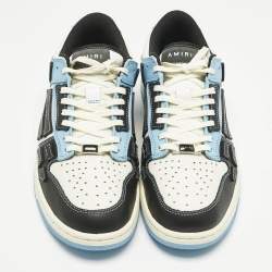 Pre Owned Amiri Multicolor Leather Skel Low Top Sneakers Size 43