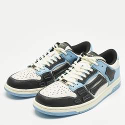 Pre Owned Amiri Multicolor Leather Skel Low Top Sneakers Size 43