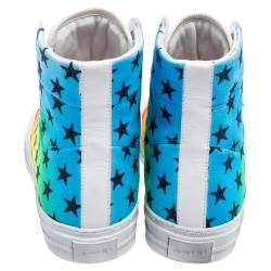 Amiri Multicolor Canvas High Top Sneakers Size 40
