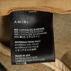 Pre Owned Amiri Navy Blue Distressed Denim Skinny Jeans M Waist 31"