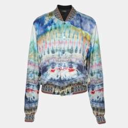 Amiri Multicolor Silk Blend Tie Dye Jacket XXL