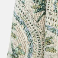 Amiri Green Palm Jacquard Hoodie S