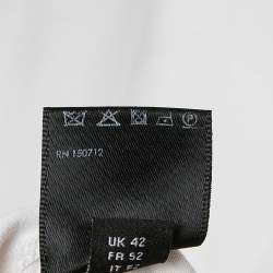 Pre Owned Amiri White Paint Drip Core Logo Jersey Crewneck T-Shirt XL