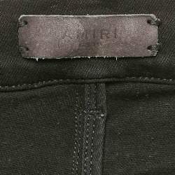 Amiri Black Denim Distressed Skinny Jeans XXL Waist 36"