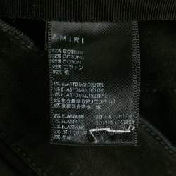 Amiri Black Denim Distressed Skinny Jeans XXL Waist 36"