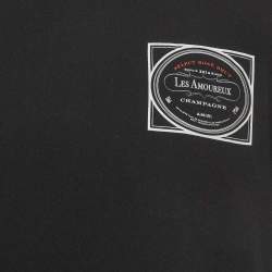 Pre Owned تي شيرت اميري قطن محبوك بتصميم طلاء أبيض مقاس متوسط