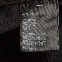 Pre Owned Amiri Black Denim Black Distressed Jeans L/ Wasit 35"