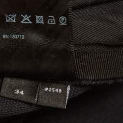 Pre Owned Amiri Black Denim Black Distressed Jeans L/ Wasit 35"