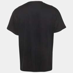 Pre Owned Amiri Black Grateful Dead Print Jersey Crewneck T-Shirt L 