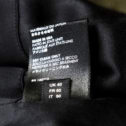 Amiri Brown Camo Print Cotton Applique Detailed Bomber Jacket L
