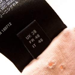 Pre Owned Amiri Pale Pink Distressed Cotton Shotgun T-Shirt M