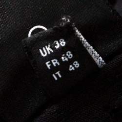 Pre Owned Amiri Black Distressed Cotton Shotgun T-Shirt M