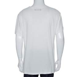 Pre Owned Amiri Cream Cotton Wild Ones Print Round Neck T-Shirt M