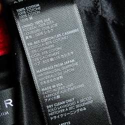 Amiri Red Cotton Fleece Contrast Trim Detail Sherpa Bomber Jacket M 