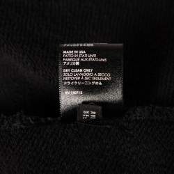 Pre Owned Amiri Black Cotton Guns N Roses Printed Hoodie M