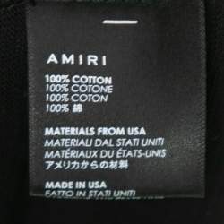 Amiri Black Cotton Washed Shotgun Crew Neck Short Sleeve T-Shirt M