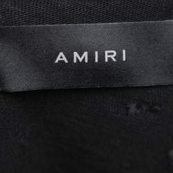 Amiri Black Cotton Washed Shotgun Crew Neck Short Sleeve T-Shirt M